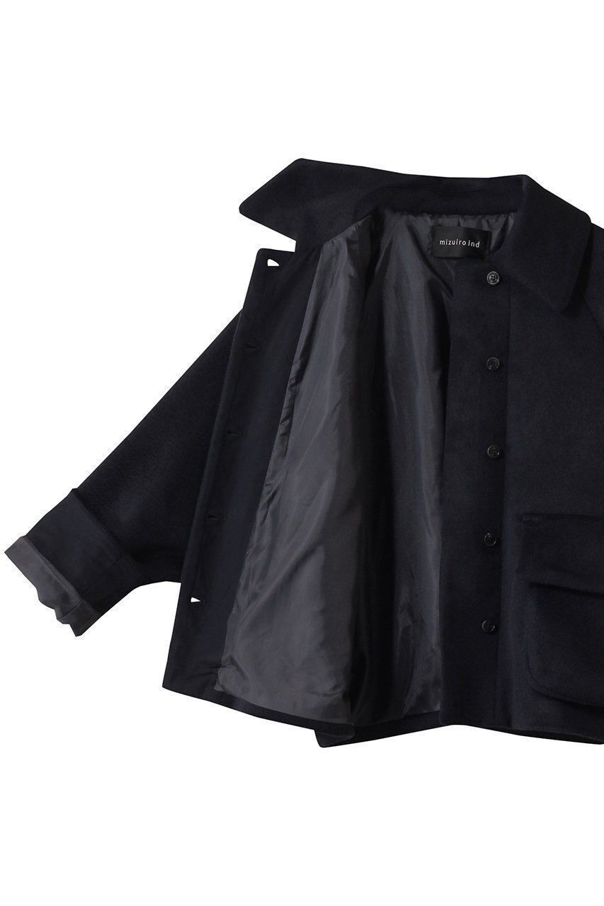 【ミズイロ インド/mizuiro ind】のwool raglan JK ジャケット 人気、トレンドファッション・服の通販 founy(ファニー) 　ファッション　Fashion　レディースファッション　Fashion for Women　アウター　Coat / Outerwear Collection　レディースジャケット・軽アウター　Jackets　ウォーム　Warm Fabric　コンパクト　Compact, Small Size　ジャケット　Jacket, Outerwear　スリーブ　Sleeve, Long Sleeve / Short Sleeve　フロント　Front, Front Design　ポケット　Pocket, Pocket Detail　other-6|ID: prp329100004342915 ipo3291000000032925244