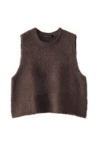 【ミズイロ インド/mizuiro ind】のhairy yarn short vest ベスト brown|ID: prp329100004342919 ipo3291000000032957096