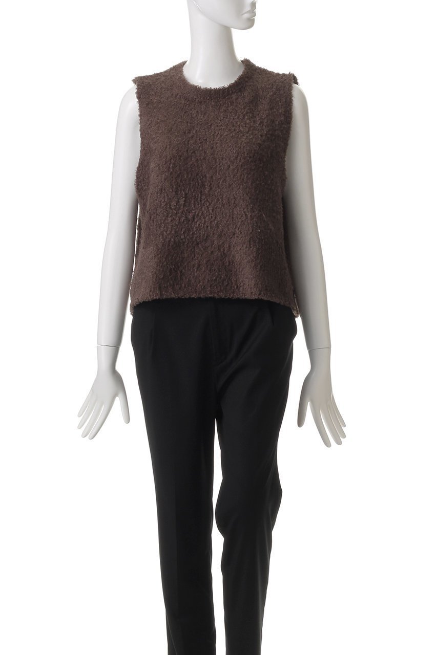 【ミズイロ インド/mizuiro ind】のhairy yarn short vest ベスト 人気、トレンドファッション・服の通販 founy(ファニー) 　ファッション　Fashion　レディースファッション　Fashion for Women　トップス・カットソー　Cut & Sew Tops　ニット　Knit Tops & Sweaters　ベスト&ジレ / 重ね着スタイル　Vests & Gilets　カジュアルプルオーバー・ニットトップス　Pullovers & Knit Tops / Casual Pullovers　シンプル　Simple, Minimal　スリーブ　Sleeve, Long Sleeve / Short Sleeve　ベスト　Vest, Waistcoat　ベーシック　Basic, Essential　A/W・秋冬　Autumn/Winter　other-2|ID: prp329100004342919 ipo3291000000035884817