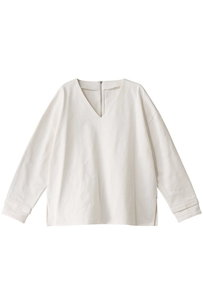 【リムアーク/RIM.ARK】のDenim box PO/プルオーバー インテリア・キッズ・メンズ・レディースファッション・服の通販 founy(ファニー) https://founy.com/ ファッション Fashion レディースファッション Fashion for Women トップス・カットソー Cut & Sew Tops シャツ・ブラウス・オフィスカジュアル Elegant Blouses & Button-Ups カジュアルプルオーバー・ニットトップス Pullovers & Knit Tops / Casual Pullovers スリット Slit, Slit Detail スリーブ Sleeve, Long Sleeve / Short Sleeve デニム Denim, Jeans Material ロング Long, Long-Length |ID: prp329100004342920 ipo3291000000034969565