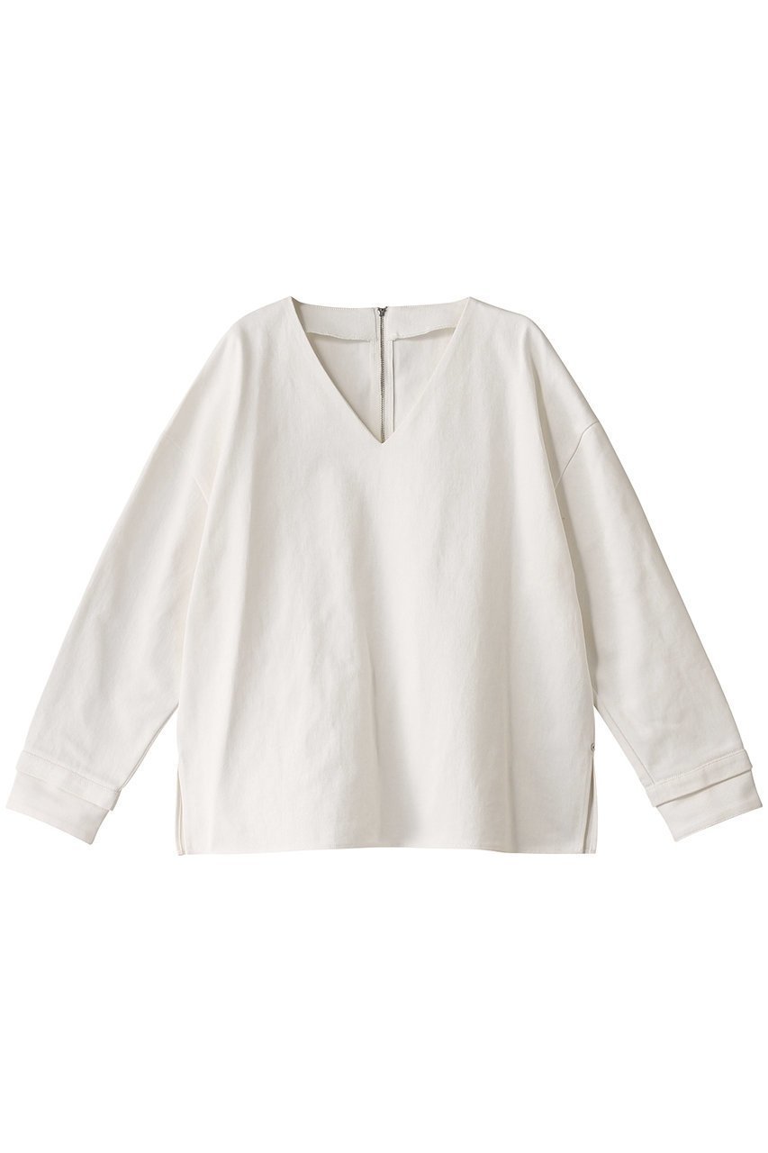 【リムアーク/RIM.ARK】のDenim box PO/プルオーバー 人気、トレンドファッション・服の通販 founy(ファニー) 　ファッション　Fashion　レディースファッション　Fashion for Women　トップス・カットソー　Cut & Sew Tops　シャツ・ブラウス・オフィスカジュアル　Elegant Blouses & Button-Ups　カジュアルプルオーバー・ニットトップス　Pullovers & Knit Tops / Casual Pullovers　スリット　Slit, Slit Detail　スリーブ　Sleeve, Long Sleeve / Short Sleeve　デニム　Denim, Jeans Material　ロング　Long, Long-Length　 other-1|ID: prp329100004342920 ipo3291000000034969565