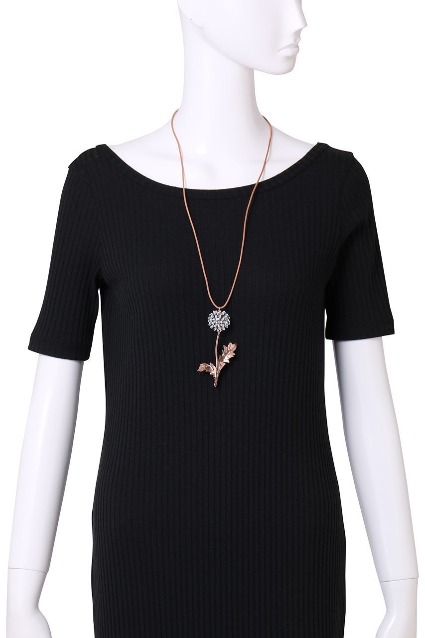 【プレインピープル/PLAIN PEOPLE】の【RENARD BIJOUX】ネックレスDANDELION 人気、トレンドファッション・服の通販 founy(ファニー) 　ファッション　Fashion　レディースファッション　Fashion for Women　ジュエリー　Jewelry　ネックレス　Necklaces & Pendants　ガラス　Glass, Glassware　シンプル　Simple, Minimal　ネックレス　Necklace, Pendant Necklace　ハンド　Hand, Handmade　メタリック　Metallic, Shiny Finish　モチーフ　Motif, Design Theme　ラップ　Wrap, Wrap Design　リーフ　Leaf, Botanical Leaf　other-2|ID: prp329100004342930 ipo3291000000035659839
