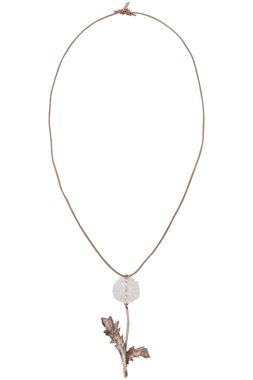 【プレインピープル/PLAIN PEOPLE】の【RENARD BIJOUX】ネックレスDANDELION 人気、トレンドファッション・服の通販 founy(ファニー) 　ファッション　Fashion　レディースファッション　Fashion for Women　ジュエリー　Jewelry　ネックレス　Necklaces & Pendants　ガラス　Glass, Glassware　シンプル　Simple, Minimal　ネックレス　Necklace, Pendant Necklace　ハンド　Hand, Handmade　メタリック　Metallic, Shiny Finish　モチーフ　Motif, Design Theme　ラップ　Wrap, Wrap Design　リーフ　Leaf, Botanical Leaf　other-3|ID: prp329100004342930 ipo3291000000035659840