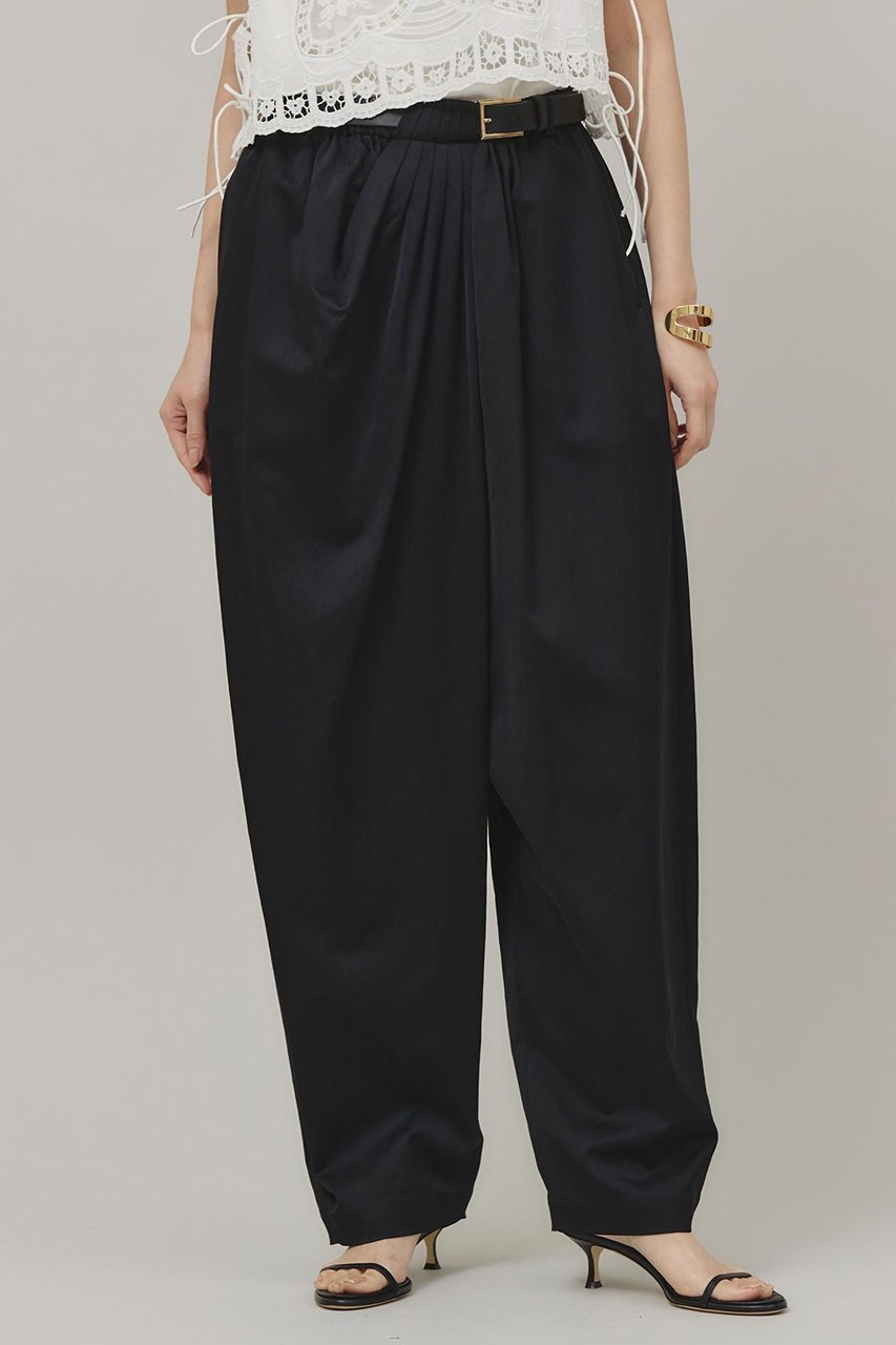 【カレンソロジー/Curensology】のサテンドレープパンツ 人気、トレンドファッション・服の通販 founy(ファニー) ファッション Fashion レディースファッション Fashion for Women パンツ Pants & Trousers ギャザー Gathered, Ruffled サテン Satin, Glossy Fabric フィット Fit, Slim Fit ループ Loop, Loop Knit ワッシャー Washer, Crinkled Finish other-1|ID: prp329100004342944 ipo3291000000035498349