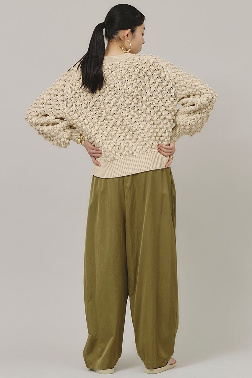 【カレンソロジー/Curensology】のサテンドレープパンツ 人気、トレンドファッション・服の通販 founy(ファニー) ファッション Fashion レディースファッション Fashion for Women パンツ Pants & Trousers ギャザー Gathered, Ruffled サテン Satin, Glossy Fabric フィット Fit, Slim Fit ループ Loop, Loop Knit ワッシャー Washer, Crinkled Finish other-8|ID: prp329100004342944 ipo3291000000035498365