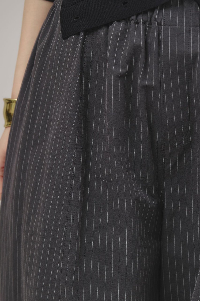 【カレンソロジー/Curensology】のコットンリネンストライプドロストパンツ 人気、トレンドファッション・服の通販 founy(ファニー) 　ファッション　Fashion　レディースファッション　Fashion for Women　パンツ　Pants & Trousers　ストライプ　Stripe, Striped Pattern　フィット　Fit, Slim Fit　ミリタリー　Military, Army Style　リネン　Linen, Linen Fabric　再入荷　Restock / Back in Stock　other-5|ID: prp329100004342945 ipo3291000000035126101