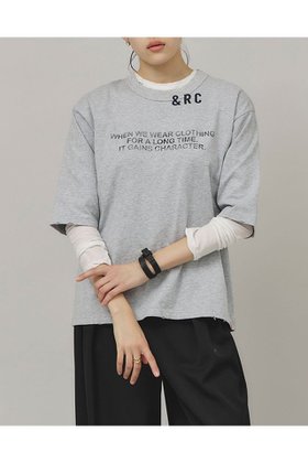 【カレンソロジー/Curensology】の【UNIVERSAL OVERALL】別注ショートスリーブTシャツ 人気、トレンドファッション・服の通販 founy(ファニー) ファッション Fashion レディースファッション Fashion for Women トップス・カットソー Cut & Sew Tops シャツ・ブラウス・オフィスカジュアル Elegant Blouses & Button-Ups ロングTシャツ・Tシャツ Longline T-Shirts & Tees カットソー・ベーシックTシャツ Cut-and-Sewn Tops / Stretch Tees & Basics クラッシュ Distressed, Crashed Style ショート Short, Short Length スペシャル Special, Limited Edition スリーブ Sleeve, Long Sleeve / Short Sleeve バランス Balance, Style Balance 別注 Limited Edition, Custom Order |ID:prp329100004342948