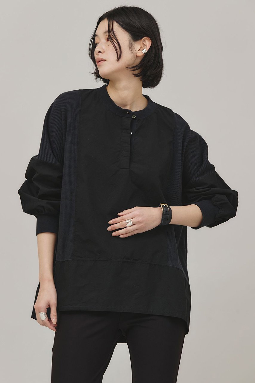 【カレンソロジー/Curensology】の〈&RC〉ワッフルヘンリープルオーバー 人気、トレンドファッション・服の通販 founy(ファニー) 　ファッション　Fashion　レディースファッション　Fashion for Women　トップス・カットソー　Cut & Sew Tops　シャツ・ブラウス・オフィスカジュアル　Elegant Blouses & Button-Ups　ロングTシャツ・Tシャツ　Longline T-Shirts & Tees　カジュアルプルオーバー・ニットトップス　Pullovers & Knit Tops / Casual Pullovers　カットソー・ベーシックTシャツ　Cut-and-Sewn Tops / Stretch Tees & Basics　スリーブ　Sleeve, Long Sleeve / Short Sleeve　ロング　Long, Long-Length　ワッフル　Waffle, Waffle Knit　軽量　Lightweight, Ultra Light　other-2|ID: prp329100004342950 ipo3291000000033662648