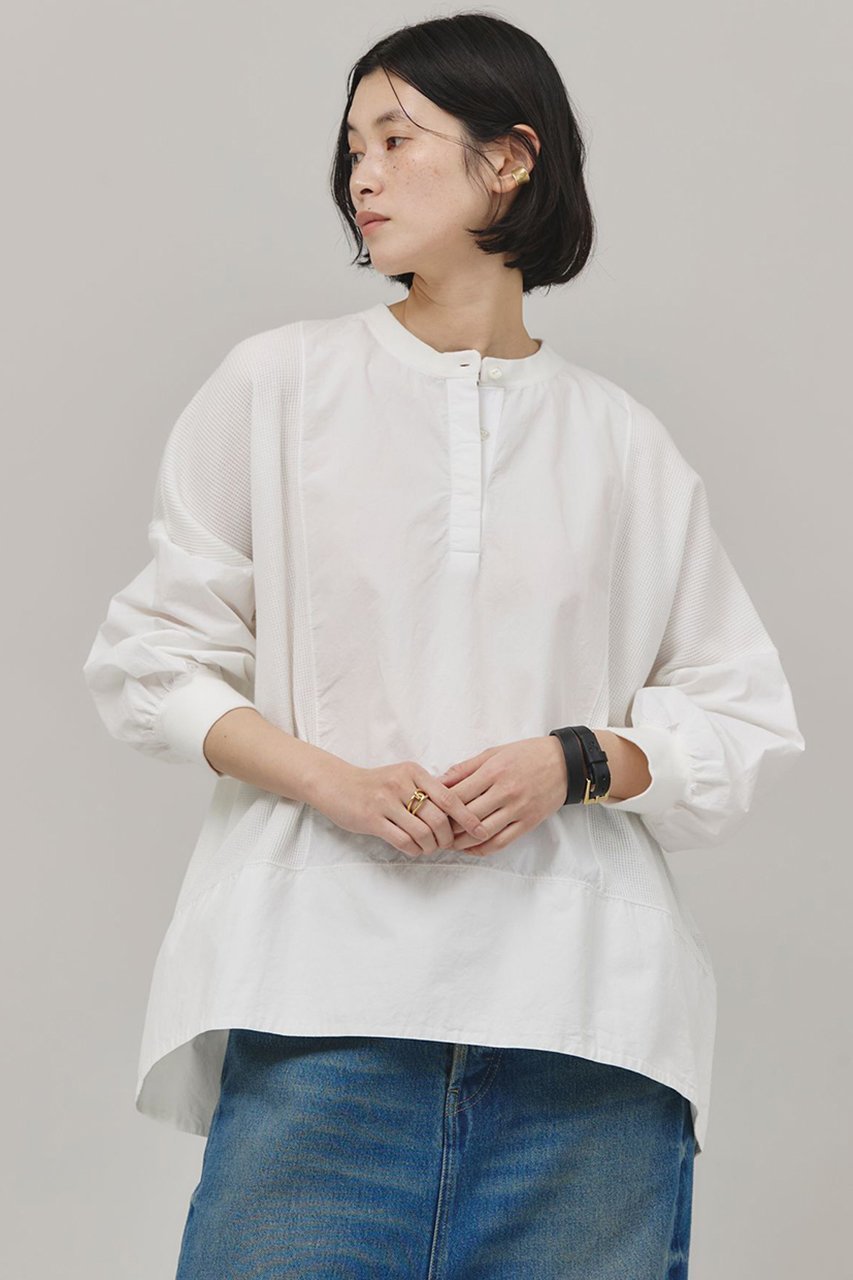 【カレンソロジー/Curensology】の〈&RC〉ワッフルヘンリープルオーバー 人気、トレンドファッション・服の通販 founy(ファニー) 　ファッション　Fashion　レディースファッション　Fashion for Women　トップス・カットソー　Cut & Sew Tops　シャツ・ブラウス・オフィスカジュアル　Elegant Blouses & Button-Ups　ロングTシャツ・Tシャツ　Longline T-Shirts & Tees　カジュアルプルオーバー・ニットトップス　Pullovers & Knit Tops / Casual Pullovers　カットソー・ベーシックTシャツ　Cut-and-Sewn Tops / Stretch Tees & Basics　スリーブ　Sleeve, Long Sleeve / Short Sleeve　ロング　Long, Long-Length　ワッフル　Waffle, Waffle Knit　軽量　Lightweight, Ultra Light　other-3|ID: prp329100004342950 ipo3291000000035278358