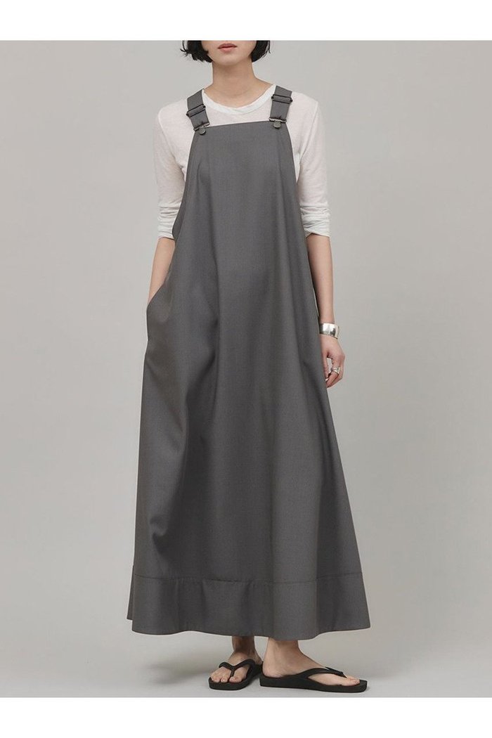 【カレンソロジー/Curensology】のT/Wサロペットワンピース インテリア・キッズ・メンズ・レディースファッション・服の通販 founy(ファニー) https://founy.com/ ファッション Fashion レディースファッション WOMEN ワンピース Dress チュニック Tunic サロペット Salopette クラシック Classic スタイリッシュ Stylish チュニック Tunic フィット Fit ポケット Pocket ラップ Wrap ロング Long 日本製 Made In Japan |ID: prp329100004342951 ipo3291000000030305176