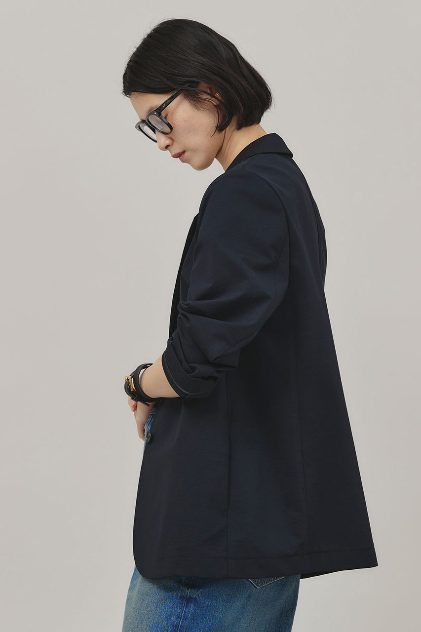 【カレンソロジー/Curensology】のポンチテーラードジャケット 人気、トレンドファッション・服の通販 founy(ファニー) 　ファッション　Fashion　レディースファッション　Ladies' Fashion Online　アウター　Coat Outerwear　ジャケット　Jackets　テーラードジャケット　Tailored Jackets　なめらか　Smooth　ジャケット　Jacket　ジャージ　Jersey　トレンド　Trend　ベーシック　Basic　再入荷　Restock/Back In Stock/Re Arrival　other-3|ID: prp329100004342952 ipo3291000000032613821