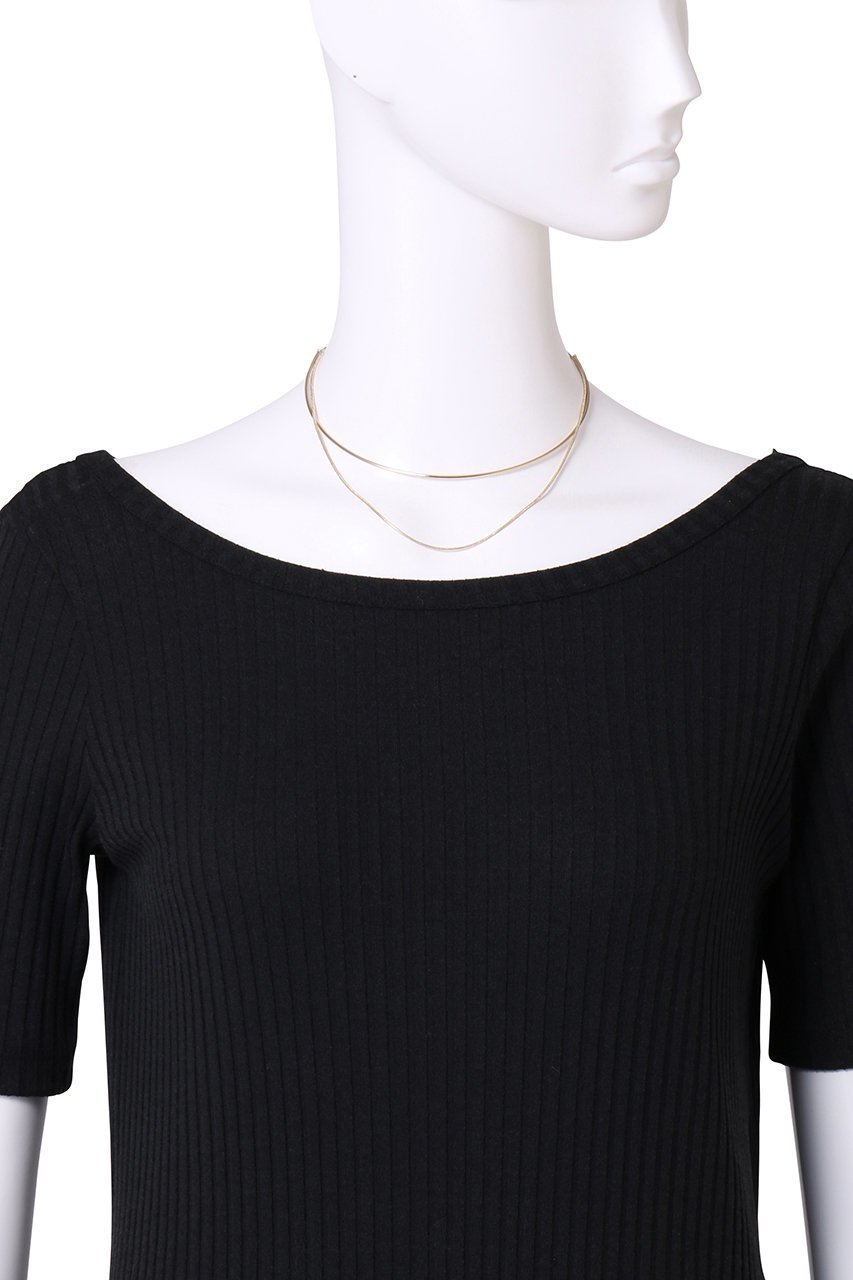 【アルアバイル/allureville】の2連チョーカー A 人気、トレンドファッション・服の通販 founy(ファニー) 　ファッション　Fashion　レディースファッション　Fashion for Women　ジュエリー　Jewelry　ネックレス　Necklaces & Pendants　なめらか　Smooth, Silky Texture　シンプル　Simple, Minimal　チェーン　Chain, Chain Strap　チューブ　Tube, Tube Top　チョーカー　Tulle, Mesh Fabric　ネックレス　Necklace, Pendant Necklace　メタル　Metal, Metal Parts　other-2|ID: prp329100004342955 ipo3291000000035486906