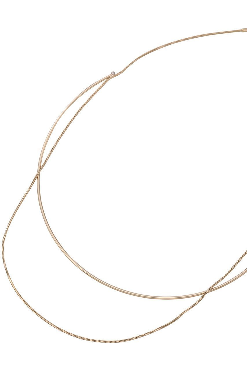 【アルアバイル/allureville】の2連チョーカー A 人気、トレンドファッション・服の通販 founy(ファニー) 　ファッション　Fashion　レディースファッション　Fashion for Women　ジュエリー　Jewelry　ネックレス　Necklaces & Pendants　なめらか　Smooth, Silky Texture　シンプル　Simple, Minimal　チェーン　Chain, Chain Strap　チューブ　Tube, Tube Top　チョーカー　Tulle, Mesh Fabric　ネックレス　Necklace, Pendant Necklace　メタル　Metal, Metal Parts　other-3|ID: prp329100004342955 ipo3291000000035486907