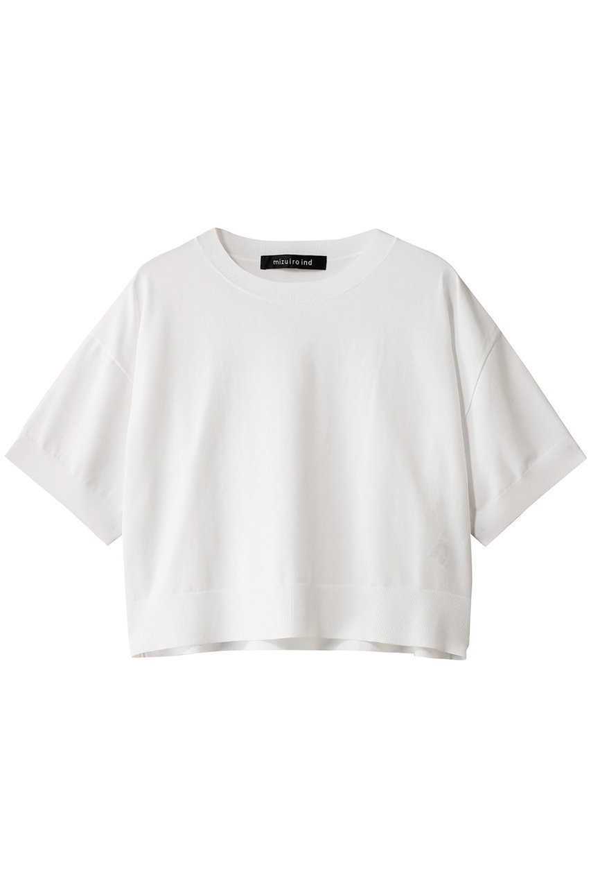 【ミズイロ インド/mizuiro ind】のcrew neck half slv P/O プルオーバー 人気、トレンドファッション・服の通販 founy(ファニー) 　ファッション　Fashion　レディースファッション　WOMEN　トップス・カットソー　Tops/Tshirt　ニット　Knit Tops　プルオーバー　Pullover　2025年　2025　2025春夏・S/S　Ss,Spring/Summer,2025　コンパクト　Compact　ベーシック　Basic　夏　Summer　定番　Standard　春　Spring　S/S・春夏　Ss・Spring/Summer　 other-1|ID: prp329100004342957 ipo3291000000030305194