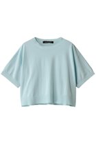 【ミズイロ インド/mizuiro ind】のcrew neck half slv P/O プルオーバー l.blue|ID: prp329100004342957 ipo3291000000032956955
