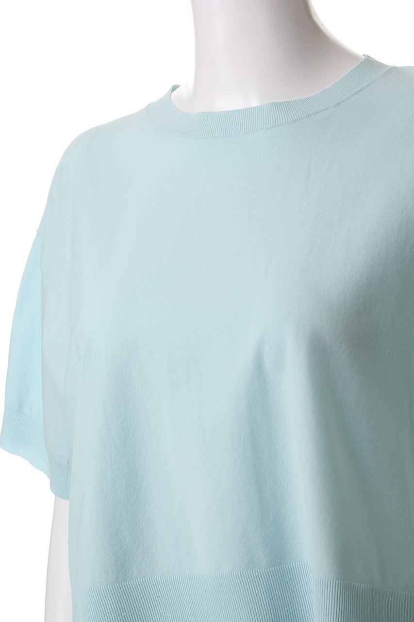 【ミズイロ インド/mizuiro ind】のcrew neck half slv P/O プルオーバー 人気、トレンドファッション・服の通販 founy(ファニー) 　ファッション　Fashion　レディースファッション　Fashion for Women　トップス・カットソー　Cut & Sew Tops　ニット　Knit Tops & Sweaters　カジュアルプルオーバー・ニットトップス　Pullovers & Knit Tops / Casual Pullovers　コンパクト　Compact, Small Size　ベーシック　Basic, Essential　夏　Summer　定番　Standard, Basic Item　春　Spring　S/S・春夏　SS, Spring/Summer, Warm Season　other-5|ID: prp329100004342957 ipo3291000000032956979