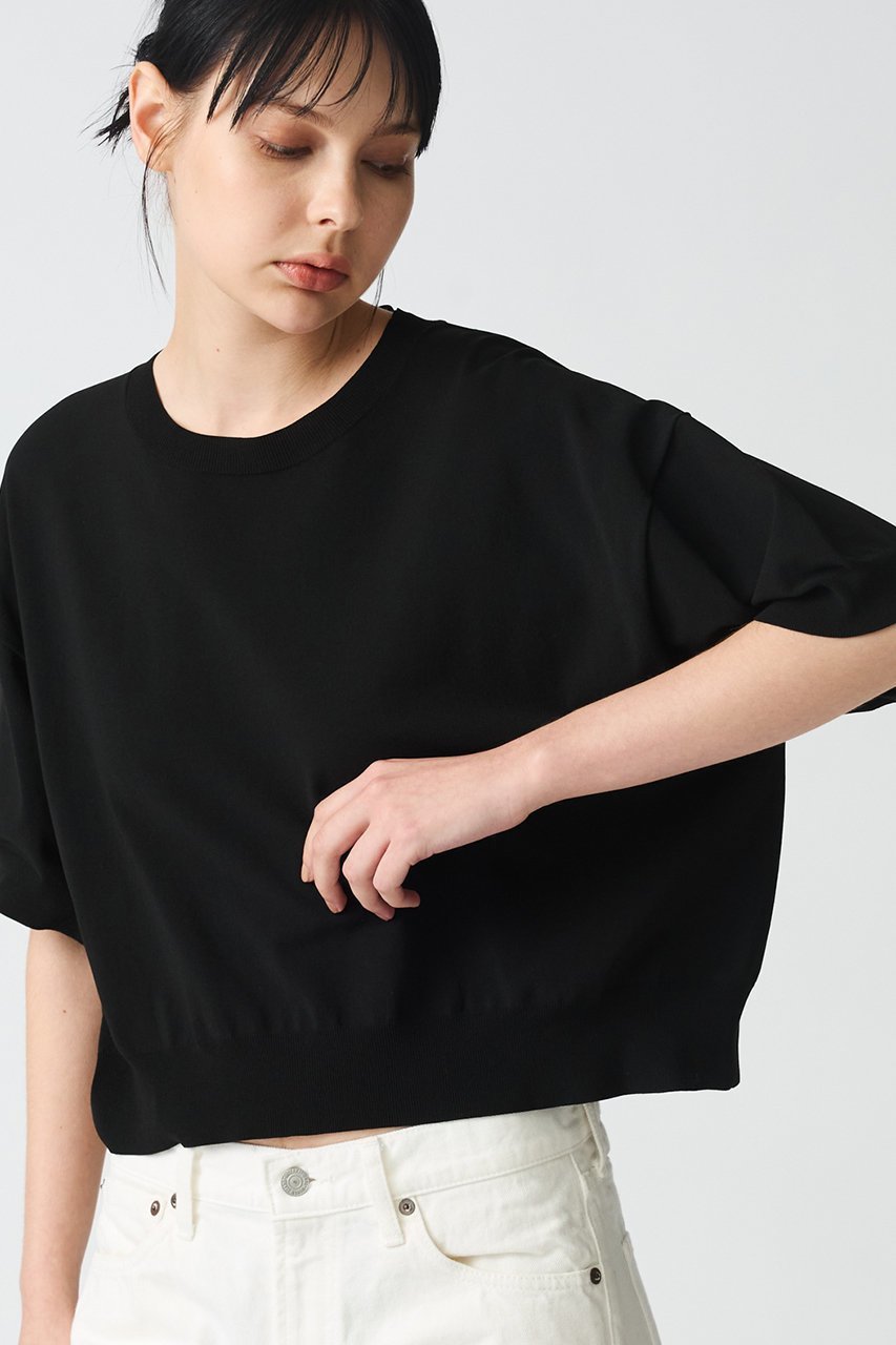 【ミズイロ インド/mizuiro ind】のcrew neck half slv P/O プルオーバー 人気、トレンドファッション・服の通販 founy(ファニー) 　ファッション　Fashion　レディースファッション　Fashion for Women　トップス・カットソー　Cut & Sew Tops　ニット　Knit Tops & Sweaters　カジュアルプルオーバー・ニットトップス　Pullovers & Knit Tops / Casual Pullovers　コンパクト　Compact, Small Size　ベーシック　Basic, Essential　夏　Summer　定番　Standard, Basic Item　春　Spring　S/S・春夏　SS, Spring/Summer, Warm Season　other-8|ID: prp329100004342957 ipo3291000000032956994