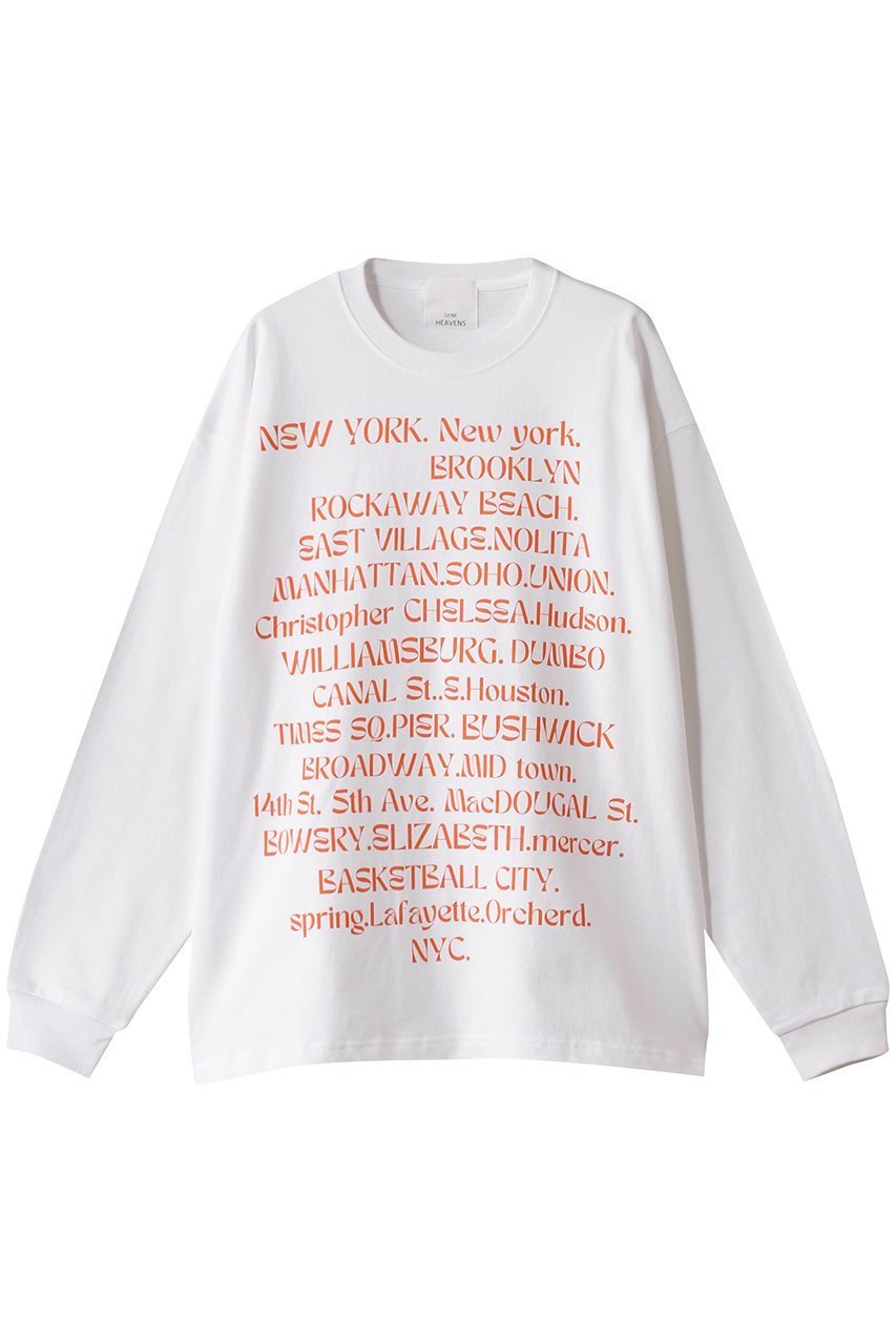 【ローズバッド/ROSE BUD】のNYC PRINT LONG SLEEVE-T インテリア・キッズ・メンズ・レディースファッション・服の通販 founy(ファニー) 　ファッション　Fashion　レディースファッション　WOMEN　トップス・カットソー　Tops/Tshirt　シャツ/ブラウス　Shirts/Blouses　ロング / Tシャツ　T-Shirts　カットソー　Cut and Sewn　2025年　2025　2025春夏・S/S　Ss,Spring/Summer,2025　アメリカン　American　スリーブ　Sleeve　ニューヨーク　New York　ビンテージ　Vintage　フロント　Front　プリント　Print　ロング　Long　夏　Summer　春　Spring　S/S・春夏　Ss・Spring/Summer　ホワイト|ID: prp329100004342962 ipo3291000000030305213