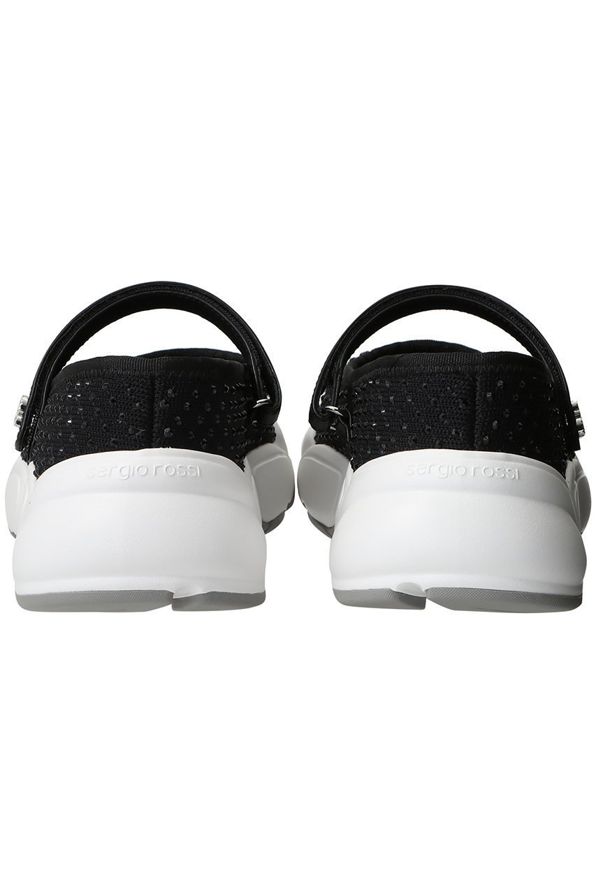 【セルジオ ロッシ/SERGIO ROSSI】のsr0024 CRYSTAL バレリーナ 人気、トレンドファッション・服の通販 founy(ファニー) 　ファッション　Fashion　レディースファッション　Fashion for Women　ストーン　Stone, Gem-Like　スニーカー　Sneakers, Trainers　スポーティ　Sporty, Casual Athletic　フェミニン　Feminine, Girly　ラップ　Wrap, Wrap Design　リュクス　Luxury, Elegant, High-End, Chic　other-3|ID: prp329100004342967 ipo3291000000032868470