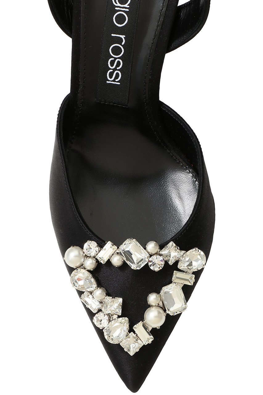 【セルジオ ロッシ/SERGIO ROSSI】のsrGODIVA PRECIOUS スリングバック 人気、トレンドファッション・服の通販 founy(ファニー) 　ファッション　Fashion　レディースファッション　Fashion for Women　バッグ　Bags　アンクル　Ankle-Length Design　クリスタル　Crystal, Swarovski　シェイプ　Shape, Slim Fit　シルク　Silk, 100% Silk　トライアングル　Triangle, Triangular Shape　パール　Pearl, Pearl Accent　モチーフ　Motif, Design Theme　ラグジュアリー　Luxury, Elegant　ラップ　Wrap, Wrap Design　other-4|ID: prp329100004342973 ipo3291000000032868603