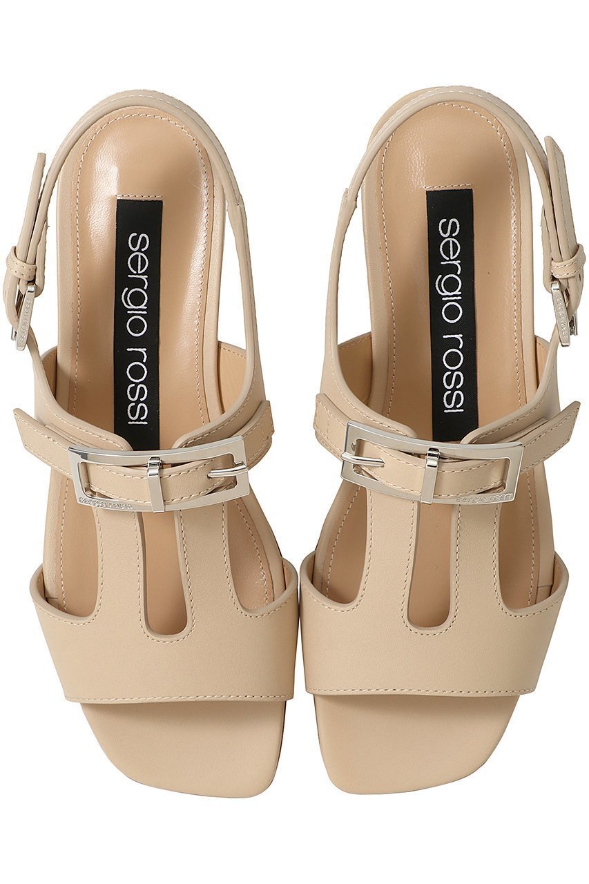 【セルジオ ロッシ/SERGIO ROSSI】のsrNORA フラットサンダル インテリア・キッズ・メンズ・レディースファッション・服の通販 founy(ファニー) 　ファッション　Fashion　レディースファッション　Fashion for Women　サンダル　Sandals, Summer Shoes　フラット　Flat, Flat Shoes　オフホワイト|ID: prp329100004342974 ipo3291000000036037292