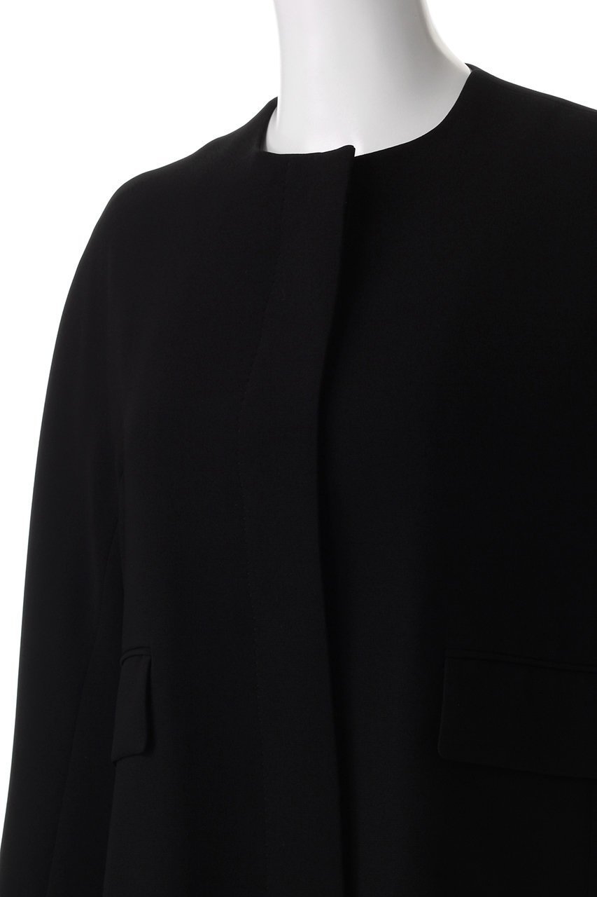 【デパリエ/DEPAREILLE】のジョーゼットノーカラージャケット 人気、トレンドファッション・服の通販 founy(ファニー) 　ファッション　Fashion　レディースファッション　Fashion for Women　アウター　Coat / Outerwear Collection　レディースジャケット・軽アウター　Jackets　ノーカラージャケット / シンプル上品コーデ　Collarless Jackets　コンパクト　Compact, Small Size　ジャケット　Jacket, Outerwear　ジョーゼット　Georgette, Semi-Sheer Fabric　スリーブ　Sleeve, Long Sleeve / Short Sleeve　ロング　Long, Long-Length　再入荷　Restock / Back in Stock　other-5|ID: prp329100004342980 ipo3291000000032924892