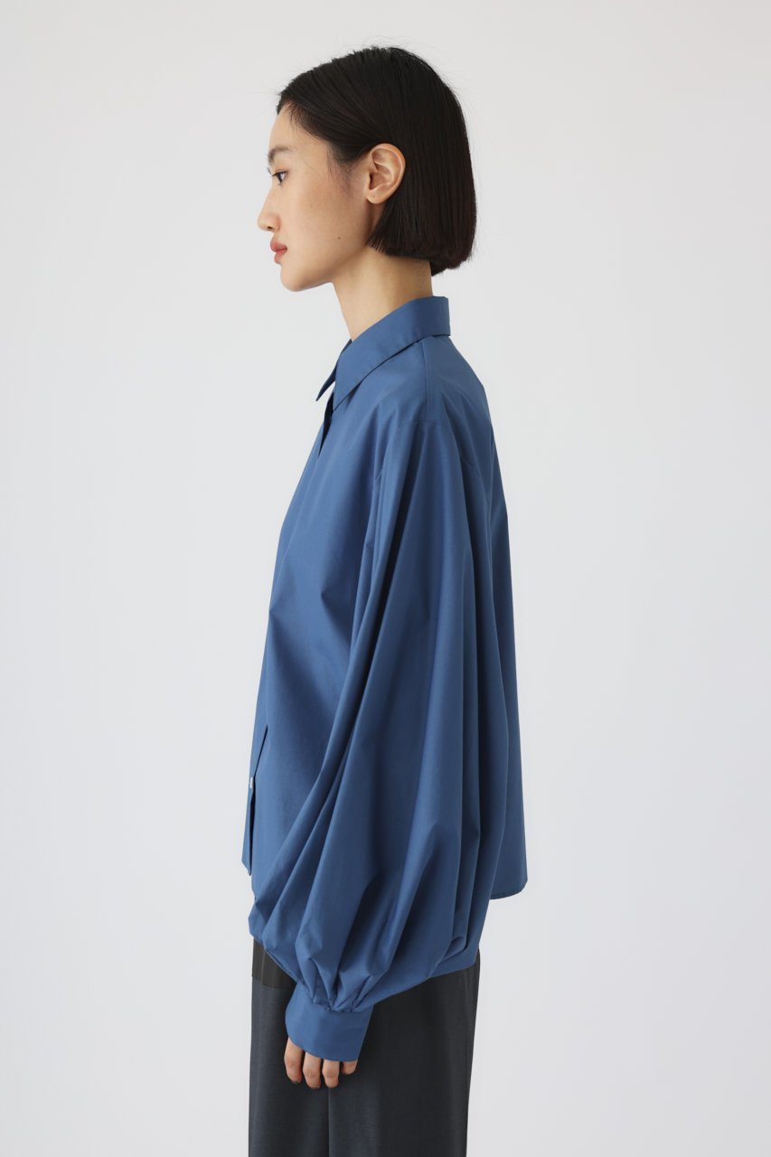 【リムアーク/RIM.ARK】のORIGAMI sleeve SH/シャツ 人気、トレンドファッション・服の通販 founy(ファニー) 　ファッション　Fashion　レディースファッション　Fashion for Women　トップス・カットソー　Cut & Sew Tops　シャツ・ブラウス・オフィスカジュアル　Elegant Blouses & Button-Ups　シリコン　Silicone, Silicone Material　スリーブ　Sleeve, Long Sleeve / Short Sleeve　タイプライター　Typewriter Fabric, Crisp Cotton　ロング　Long, Long-Length　other-6|ID: prp329100004342982 ipo3291000000032877045