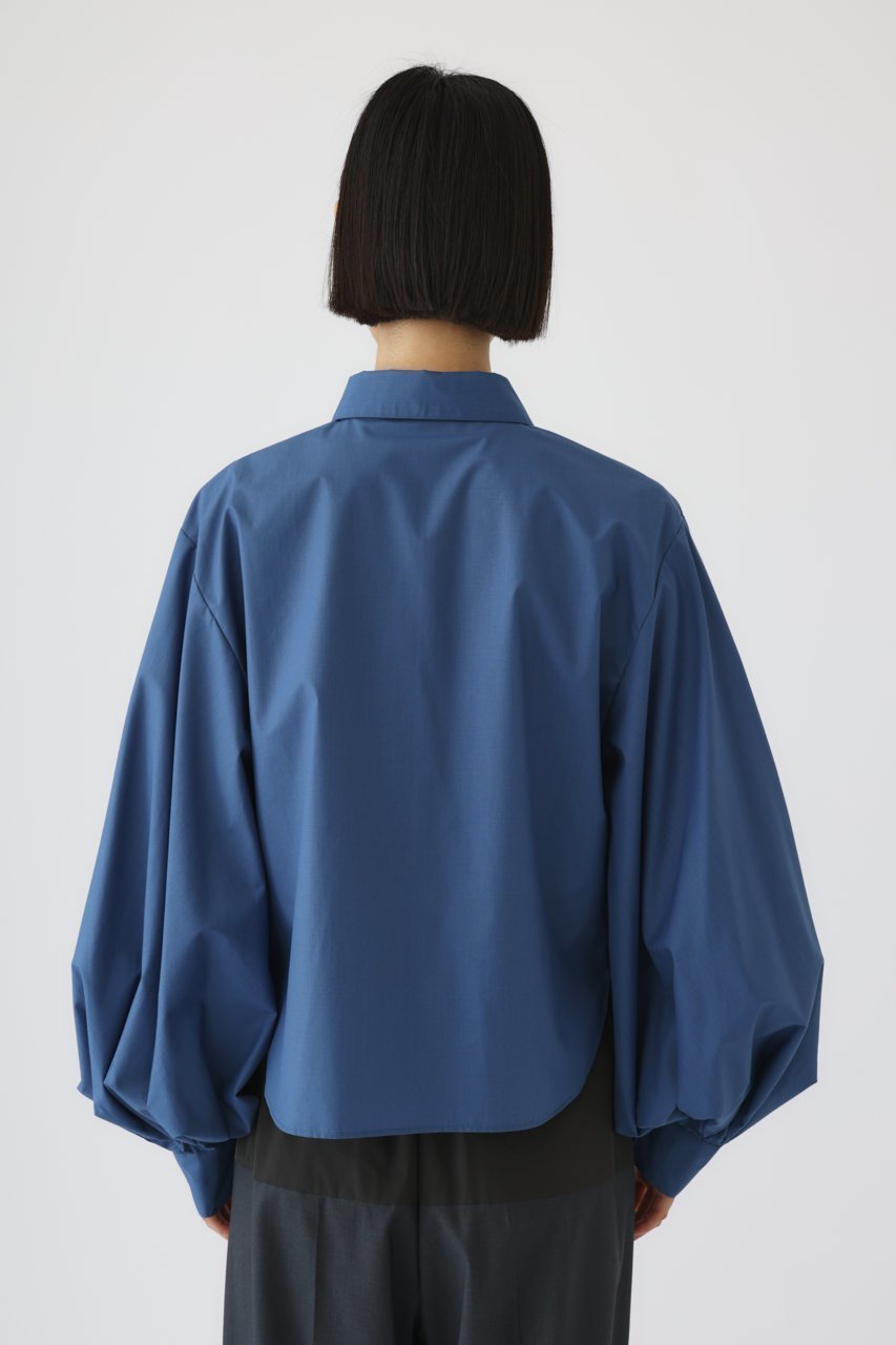 【リムアーク/RIM.ARK】のORIGAMI sleeve SH/シャツ 人気、トレンドファッション・服の通販 founy(ファニー) 　ファッション　Fashion　レディースファッション　Fashion for Women　トップス・カットソー　Cut & Sew Tops　シャツ・ブラウス・オフィスカジュアル　Elegant Blouses & Button-Ups　シリコン　Silicone, Silicone Material　スリーブ　Sleeve, Long Sleeve / Short Sleeve　タイプライター　Typewriter Fabric, Crisp Cotton　ロング　Long, Long-Length　other-8|ID: prp329100004342982 ipo3291000000032877055