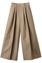 【ヒューエルミュージアム/hueLe Museum】の【hLM】ギャバタックワイドパンツ ベージュ|ID: prp329100004342986 ipo3291000000036907455