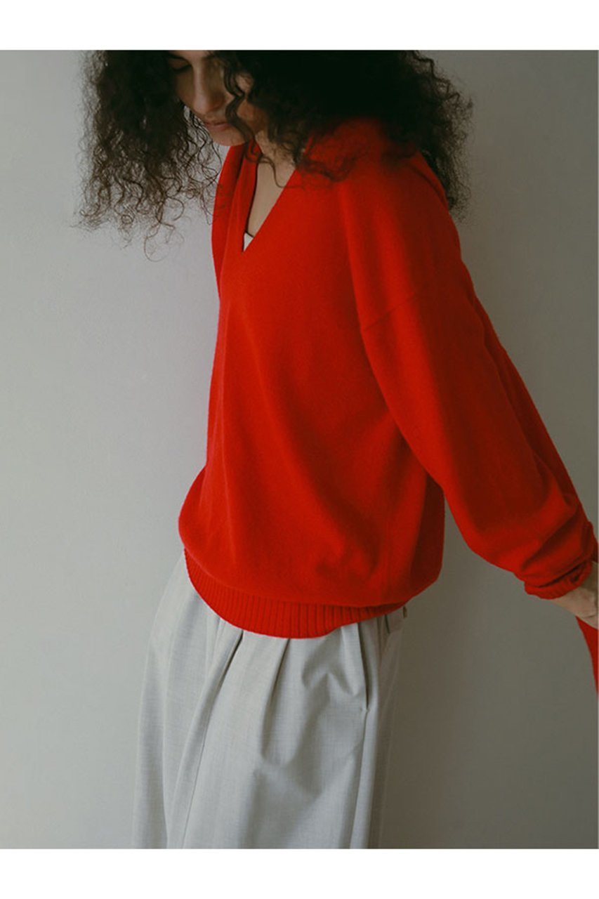 【エトレトウキョウ/ETRE TOKYO】のVネックカシミヤニットプルオーバー 人気、トレンドファッション・服の通販 founy(ファニー) 　ファッション　Fashion　レディースファッション　Fashion for Women　トップス・カットソー　Cut & Sew Tops　ニット　Knit Tops & Sweaters　カジュアルプルオーバー・ニットトップス　Pullovers & Knit Tops / Casual Pullovers　Vネックトップス　V-Neck Tops / V-Cut Neckline Shirts　おすすめ　Recommended / Our Picks　なめらか　Smooth, Silky Texture　アンサンブル　Ensemble Set　シンプル　Simple, Minimal　バランス　Balance, Style Balance　ワイド　Wide, Wide Fit　エレガント 上品　Elegant　other-2|ID: prp329100004343787 ipo3291000000032955549