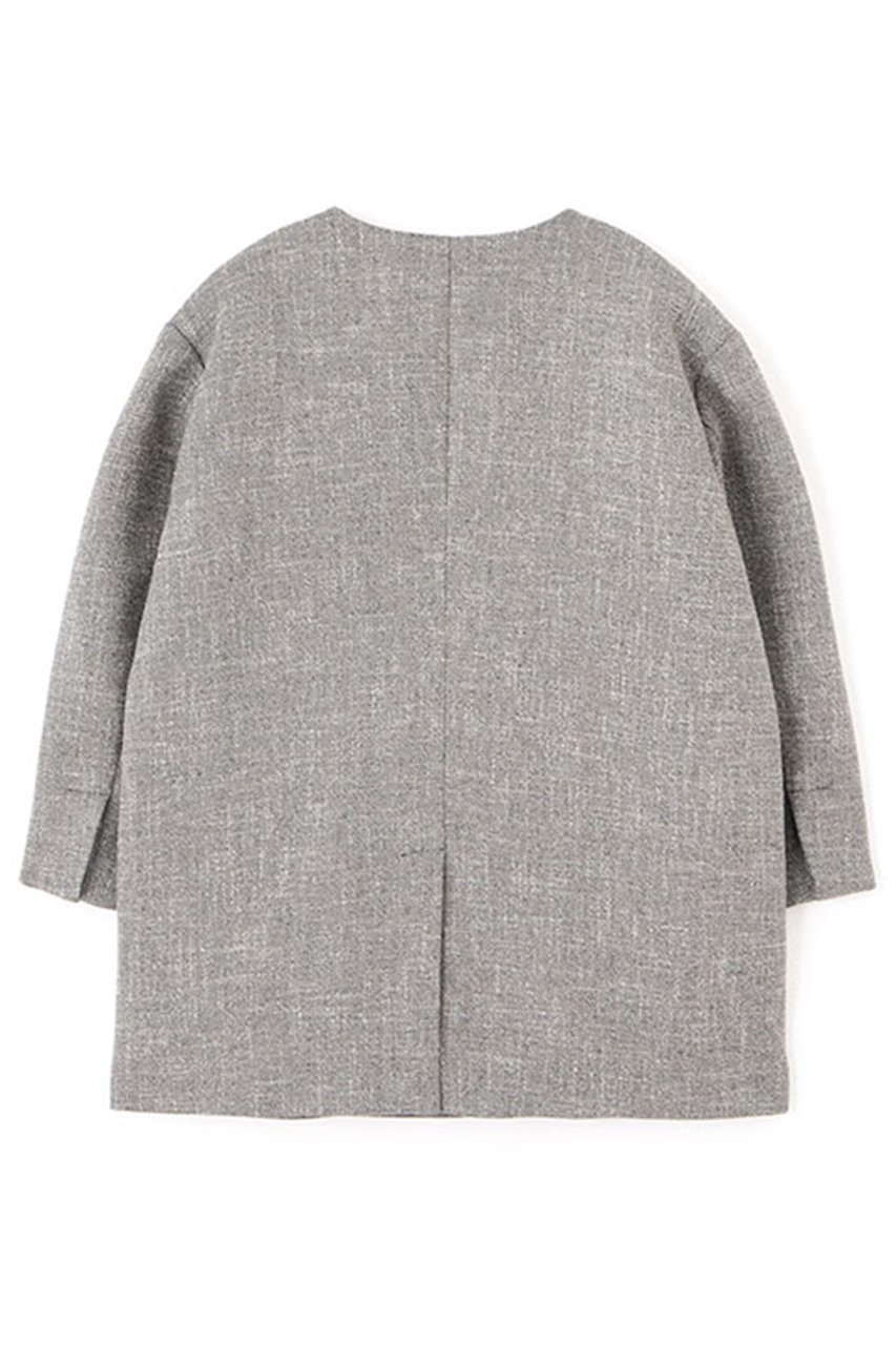 【エトレトウキョウ/ETRE TOKYO】のノーカラーキルティングライナーボクシージャケット 人気、トレンドファッション・服の通販 founy(ファニー) 　ファッション　Fashion　レディースファッション　Fashion for Women　アウター　Coat / Outerwear Collection　レディースジャケット・軽アウター　Jackets　ジャケット　Jacket, Outerwear　ダブル　Double, Double-Breasted　トレンド　Trend, Trending Now　バランス　Balance, Style Balance　フロント　Front, Front Design　ボンディング　Bonding, Bonded Fabric　ライナー　Liner, Inner Layer　ロング　Long, Long-Length　other-8|ID: prp329100004343788 ipo3291000000032919928