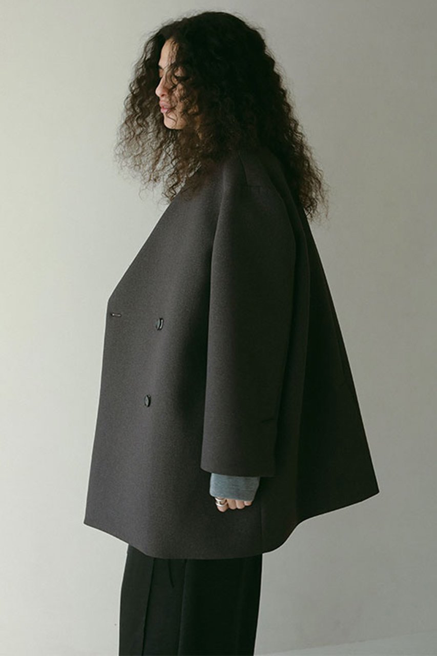 【エトレトウキョウ/ETRE TOKYO】のノーカラーキルティングライナーボクシージャケット 人気、トレンドファッション・服の通販 founy(ファニー) 　ファッション　Fashion　レディースファッション　Fashion for Women　アウター　Coat / Outerwear Collection　レディースジャケット・軽アウター　Jackets　ジャケット　Jacket, Outerwear　ダブル　Double, Double-Breasted　トレンド　Trend, Trending Now　バランス　Balance, Style Balance　フロント　Front, Front Design　ボンディング　Bonding, Bonded Fabric　ライナー　Liner, Inner Layer　ロング　Long, Long-Length　other-2|ID: prp329100004343788 ipo3291000000035977326