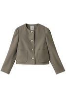 【エブール/ebure】のドライウールトロピカル ノーカラージャケット 人気、トレンドファッション・服の通販 founy(ファニー) ファッション Fashion レディースファッション Fashion for Women アウター Coat / Outerwear Collection レディースジャケット・軽アウター Jackets ノーカラージャケット / シンプル上品コーデ Collarless Jackets オケージョン Occasion Wear ジャケット Jacket, Outerwear ストライプ Stripe, Striped Pattern セットアップ Set-Up, Coordinated Outfit デニム Denim, Jeans Material エレガント 上品 Elegant 再入荷 Restock / Back in Stock |ID:prp329100004343791