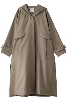 【エブール/ebure】のハイカウントコットンシルク モッズライクコート 人気、トレンドファッション・服の通販 founy(ファニー) ファッション Fashion レディースファッション Fashion for Women アウター Coat / Outerwear Collection コート・ロングコート・ピーコート Long Coats, Peacoats & More スピンドル Spindle, Drawcord スリット Slit, Slit Detail フォルム Silhouette, Form フラップ Flap, Flap Pocket メタル Metal, Metal Parts ロング Long, Long-Length |ID:prp329100004343792