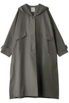 【エブール/ebure】のハイカウントコットンシルク モッズライクコート 人気、トレンドファッション・服の通販 founy(ファニー) ファッション Fashion レディースファッション Fashion for Women アウター Coat / Outerwear Collection コート・ロングコート・ピーコート Long Coats, Peacoats & More スピンドル Spindle, Drawcord スリット Slit, Slit Detail フォルム Silhouette, Form フラップ Flap, Flap Pocket メタル Metal, Metal Parts ロング Long, Long-Length thumbnail カーキ|ID: prp329100004343792 ipo3291000000032933964