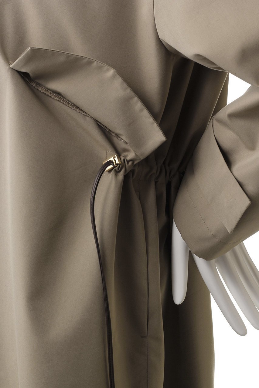 【エブール/ebure】のハイカウントコットンシルク モッズライクコート 人気、トレンドファッション・服の通販 founy(ファニー) ファッション Fashion レディースファッション Fashion for Women アウター Coat / Outerwear Collection コート・ロングコート・ピーコート Long Coats, Peacoats & More スピンドル Spindle, Drawcord スリット Slit, Slit Detail フォルム Silhouette, Form フラップ Flap, Flap Pocket メタル Metal, Metal Parts ロング Long, Long-Length other-6|ID: prp329100004343792 ipo3291000000032934001