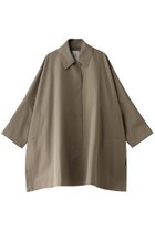 【エブール/ebure】のハイカウントコットンシルク ステンカラーコート 人気、トレンドファッション・服の通販 founy(ファニー) ファッション Fashion レディースファッション Fashion for Women アウター Coat / Outerwear Collection コート・ロングコート・ピーコート Long Coats, Peacoats & More シルク Silk, 100% Silk スリット Slit, Slit Detail フォルム Silhouette, Form フラット Flat, Flat Shoes ロング Long, Long-Length thumbnail ベージュ|ID: prp329100004343793 ipo3291000000032930112