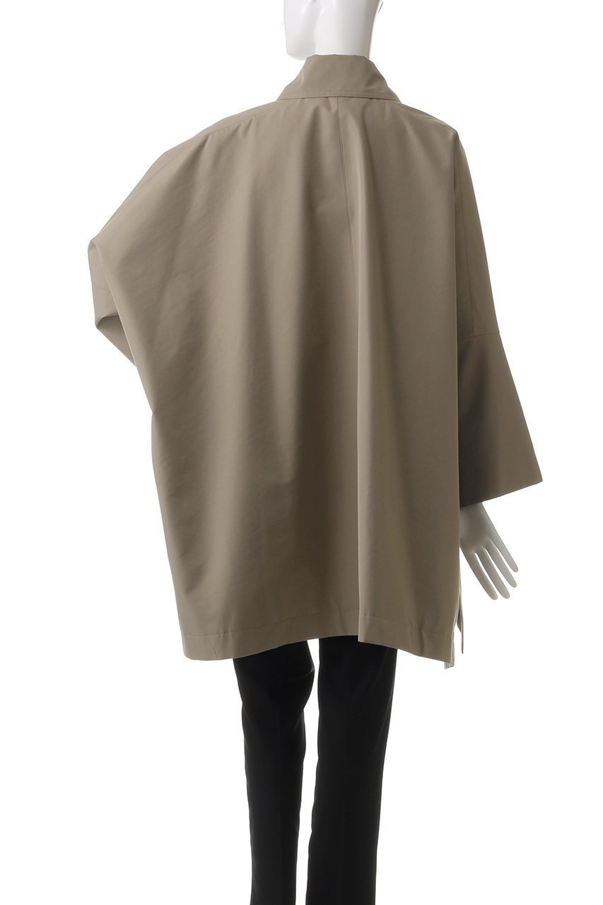 【エブール/ebure】のハイカウントコットンシルク ステンカラーコート 人気、トレンドファッション・服の通販 founy(ファニー) 　ファッション　Fashion　レディースファッション　Fashion for Women　アウター　Coat / Outerwear Collection　コート・ロングコート・ピーコート　Long Coats, Peacoats & More　シルク　Silk, 100% Silk　スリット　Slit, Slit Detail　フォルム　Silhouette, Form　フラット　Flat, Flat Shoes　ロング　Long, Long-Length　other-4|ID: prp329100004343793 ipo3291000000032930143