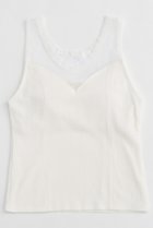 【メゾンスペシャル/MAISON SPECIAL】の2way See-through Combination Tank Top/2WAYシースルーコンビタンクトップ WHT(ホワイト)|ID:prp329100004343795