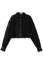 【メゾンスペシャル/MAISON SPECIAL】のEmbroidery Lace Fabric Short Length Shirt/エンブロイダリーレースショートシャツ 人気、トレンドファッション・服の通販 founy(ファニー) ファッション Fashion レディースファッション Fashion for Women トップス・カットソー Cut & Sew Tops シャツ・ブラウス・オフィスカジュアル Elegant Blouses & Button-Ups キャミソール Camisole, Spaghetti Strap Top ショート Short, Short Length スリーブ Sleeve, Long Sleeve / Short Sleeve タンク Tank Top, Sleeveless Top ベーシック Basic, Essential ミックス Mix, Mixed Style レース Lace, Lace Fabric ロング Long, Long-Length 夏 Summer エレガント 上品 Elegant thumbnail BLK(ブラック)|ID: prp329100004343797 ipo3291000000032874849