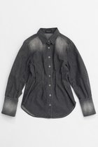 【メゾンスペシャル/MAISON SPECIAL】のWaist Sharp Denim Shirt/ウエストシャープデニムシャツ BLK(ブラック)|ID:prp329100004343799