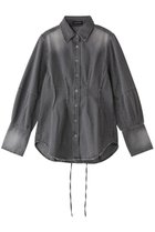 【メゾンスペシャル/MAISON SPECIAL】のWaist Sharp Denim Shirt/ウエストシャープデニムシャツ BLK(ブラック)|ID: prp329100004343799 ipo3291000000035063269