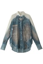 【メゾンスペシャル/MAISON SPECIAL】のDenim Print Shirt/デニムプリントシャツ BLU(ブルー)|ID: prp329100004343800 ipo3291000000035063119