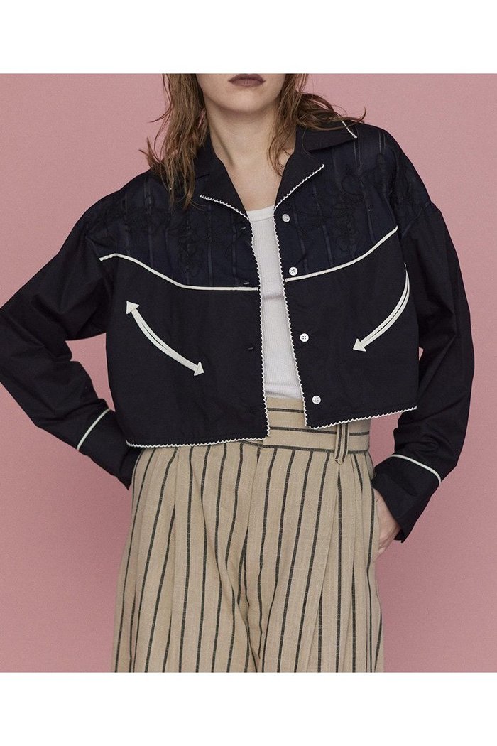 【メゾンスペシャル/MAISON SPECIAL】のWestern Short Length Shirt/ウエスタンショートシャツ インテリア・キッズ・メンズ・レディースファッション・服の通販 founy(ファニー) https://founy.com/ ファッション Fashion レディースファッション WOMEN トップス・カットソー Tops/Tshirt シャツ/ブラウス Shirts/Blouses ウエスタン Western ショート Short シンプル Simple ストライプ Stripe スリーブ Sleeve トレンド Trend ロング Long 無地 Plain Color |ID: prp329100004343801 ipo3291000000030316861