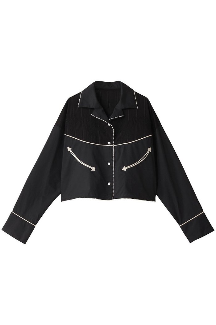 【メゾンスペシャル/MAISON SPECIAL】のWestern Short Length Shirt/ウエスタンショートシャツ インテリア・キッズ・メンズ・レディースファッション・服の通販 founy(ファニー) https://founy.com/ ファッション Fashion レディースファッション Fashion for Women トップス・カットソー Cut & Sew Tops シャツ・ブラウス・オフィスカジュアル Elegant Blouses & Button-Ups ウエスタン Western Style ショート Short, Short Length シンプル Simple, Minimal ストライプ Stripe, Striped Pattern スリーブ Sleeve, Long Sleeve / Short Sleeve トレンド Trend, Trending Now ロング Long, Long-Length 無地 Plain, Solid Color |ID: prp329100004343801 ipo3291000000035063285