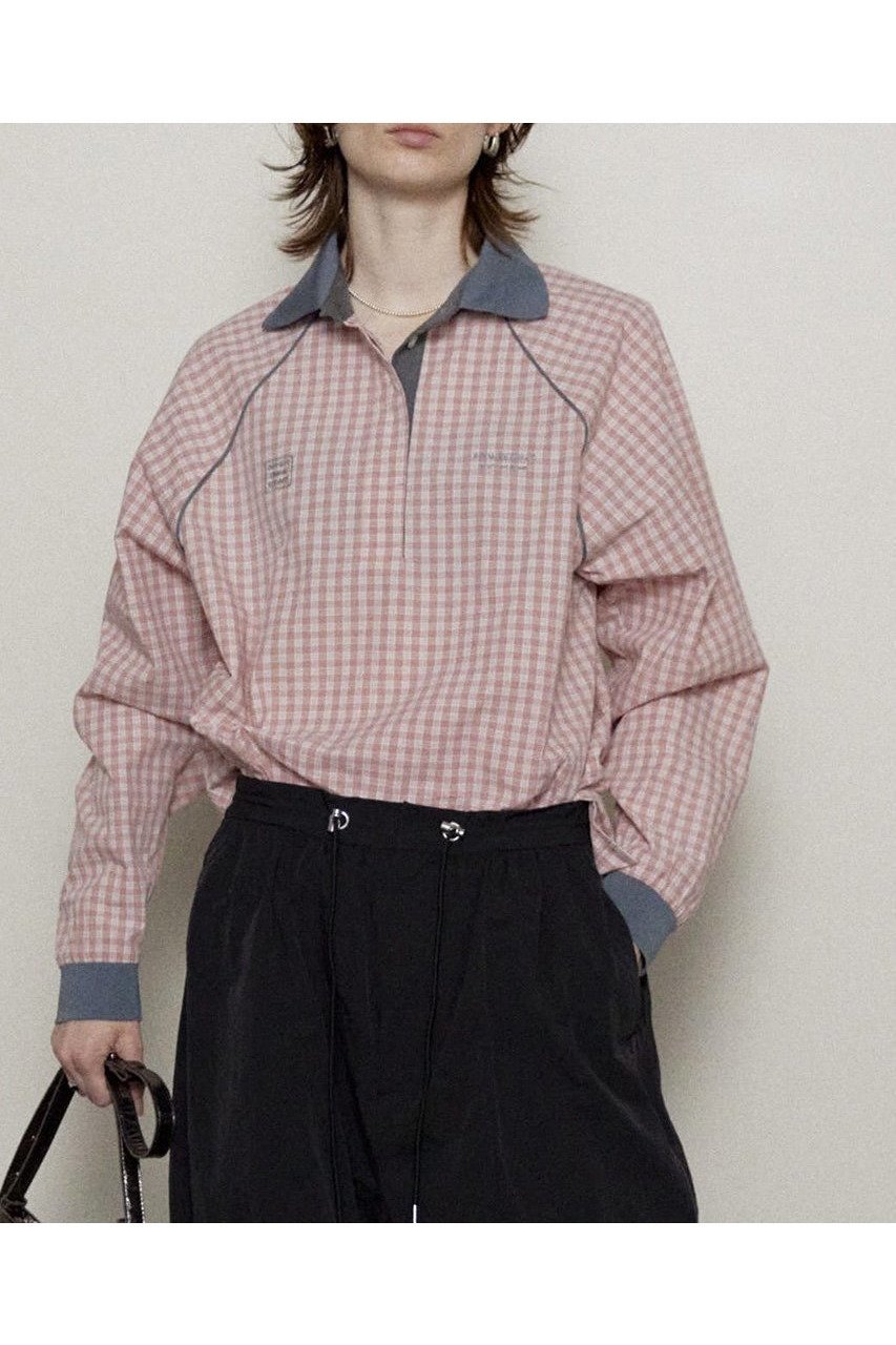 【メゾンスペシャル/MAISON SPECIAL】のNEW BEGING plaid pattern Polo Shirt/NEW BEGINGチェックポロシャツ インテリア・キッズ・メンズ・レディースファッション・服の通販 founy(ファニー) 　ファッション　Fashion　レディースファッション　WOMEN　トップス・カットソー　Tops/Tshirt　シャツ/ブラウス　Shirts/Blouses　ロング / Tシャツ　T-Shirts　ポロシャツ　Polo Shirts　カットソー　Cut and Sewn　春　Spring　スラックス　Slacks　スリーブ　Sleeve　チェック　Check　トレンド　Trend　ポロシャツ　Polo Shirt　ロング　Long　S/S・春夏　Ss・Spring/Summer　おすすめ　Recommend　夏　Summer　2025年　2025　2025春夏・S/S　Ss,Spring/Summer,2025　PNK(ピンク)|ID: prp329100004343802 ipo3291000000030316867