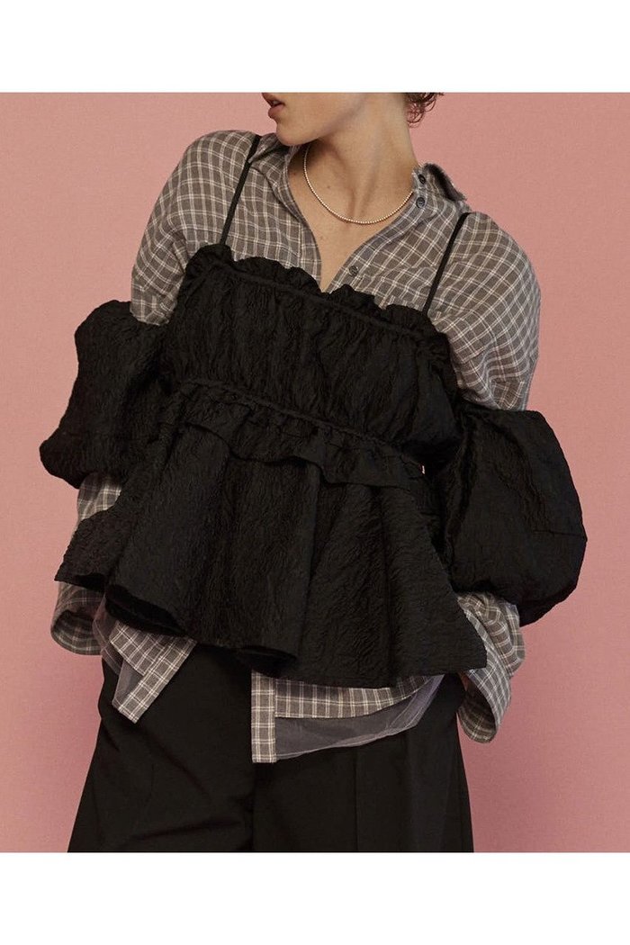 【メゾンスペシャル/MAISON SPECIAL】のJacquard Multiway Tops/ジャガードマルチウェイトップス インテリア・キッズ・メンズ・レディースファッション・服の通販 founy(ファニー) https://founy.com/ ファッション Fashion レディースファッション WOMEN トップス・カットソー Tops/Tshirt シャツ/ブラウス Shirts/Blouses シアー Sheer ショート Short スリーブ Sleeve セットアップ Set Up デニム Denim リボン Ribbon おすすめ Recommend エレガント 上品 Elegant |ID: prp329100004343803 ipo3291000000030316868