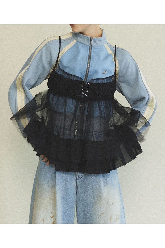 【メゾンスペシャル/MAISON SPECIAL】のSee-through Tulle Tunic/シースルーチュールチュニック インテリア・キッズ・メンズ・レディースファッション・服の通販 founy(ファニー) https://founy.com/ ファッション Fashion レディースファッション WOMEN ワンピース Dress チュニック Tunic アンダー Under インナー Inner シアー Sheer シャーリング Shirring チュニック Tunic チュール Tulle プリーツ Pleats |ID: prp329100004343805 ipo3291000000030316873