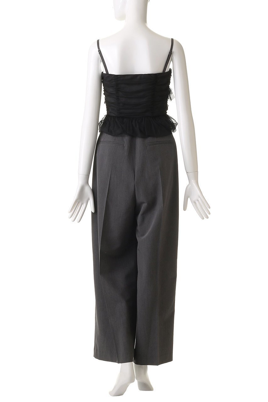 【メゾンスペシャル/MAISON SPECIAL】のTulle Docking All In One/チュールドッキングオールインワン 人気、トレンドファッション・服の通販 founy(ファニー) 　ファッション　Fashion　レディースファッション　Fashion for Women　パンツ　Pants & Trousers　エアリー　Airy Texture　ギャザー　Gathered, Ruffled　クラシカル　Classical, Vintage-Inspired　チュール　Tulip, Tulip Motif　フィット　Fit, Slim Fit　フラワー　Flower, Floral　モチーフ　Motif, Design Theme　ワイド　Wide, Wide Fit　エレガント 上品　Elegant　other-4|ID: prp329100004343806 ipo3291000000032940799