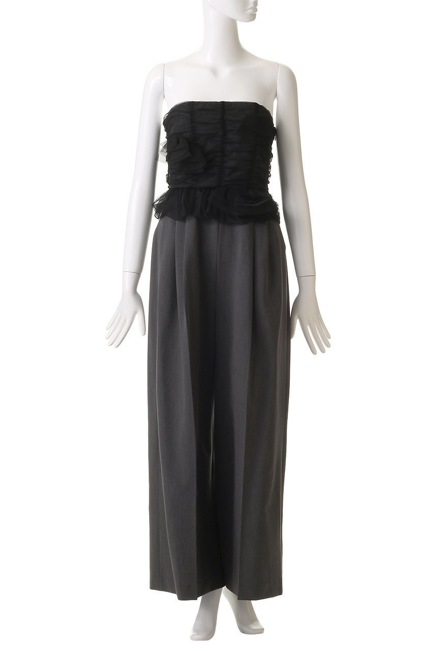 【メゾンスペシャル/MAISON SPECIAL】のTulle Docking All In One/チュールドッキングオールインワン 人気、トレンドファッション・服の通販 founy(ファニー) 　ファッション　Fashion　レディースファッション　Fashion for Women　パンツ　Pants & Trousers　エアリー　Airy Texture　ギャザー　Gathered, Ruffled　クラシカル　Classical, Vintage-Inspired　チュール　Tulip, Tulip Motif　フィット　Fit, Slim Fit　フラワー　Flower, Floral　モチーフ　Motif, Design Theme　ワイド　Wide, Wide Fit　エレガント 上品　Elegant　other-6|ID: prp329100004343806 ipo3291000000032940816